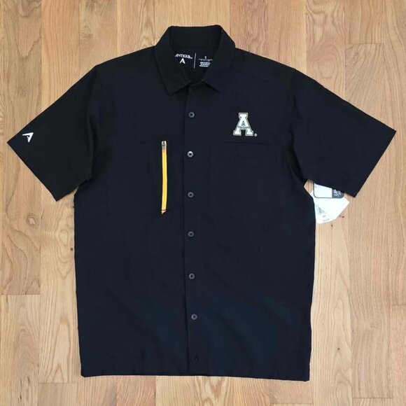 Appalachian State Men’s Short Sleeve Fishing Shirt by Antigua NWT - Picture 1 of 3